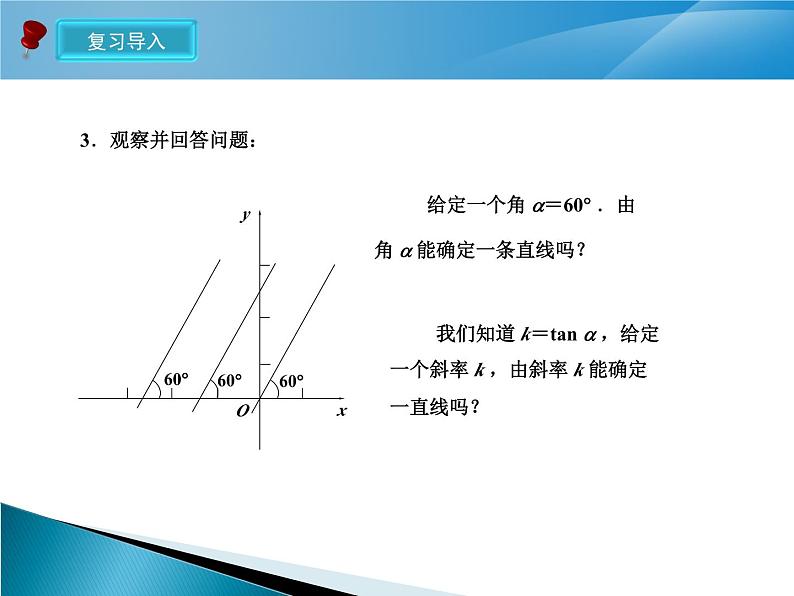 直线方程的几种形式 课件 高一下学期人教版(2021)中职数学基础模块下册03