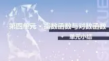 【中职数学】北师大版基础模块上册 第四单元《指数函数与对数函数》单元小结（课件+教案）