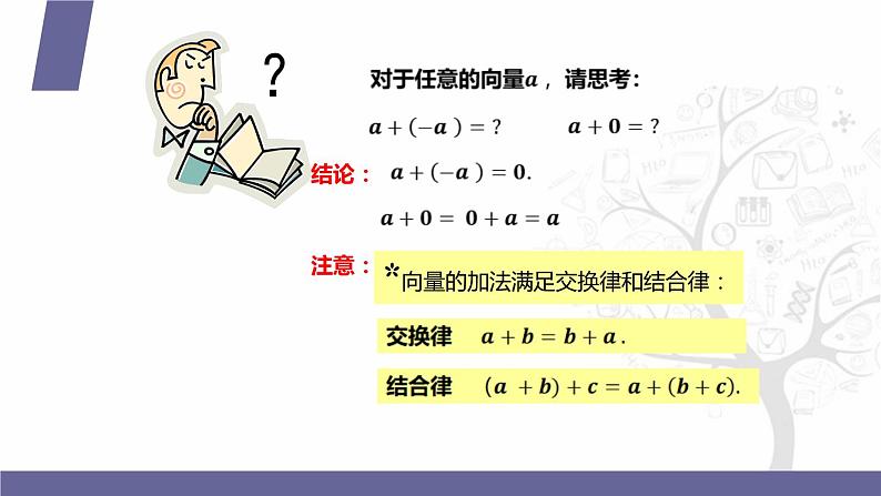 北师大版《中职数学(拓展模块一 上册)》第32课 平面向量的加法 课件第8页