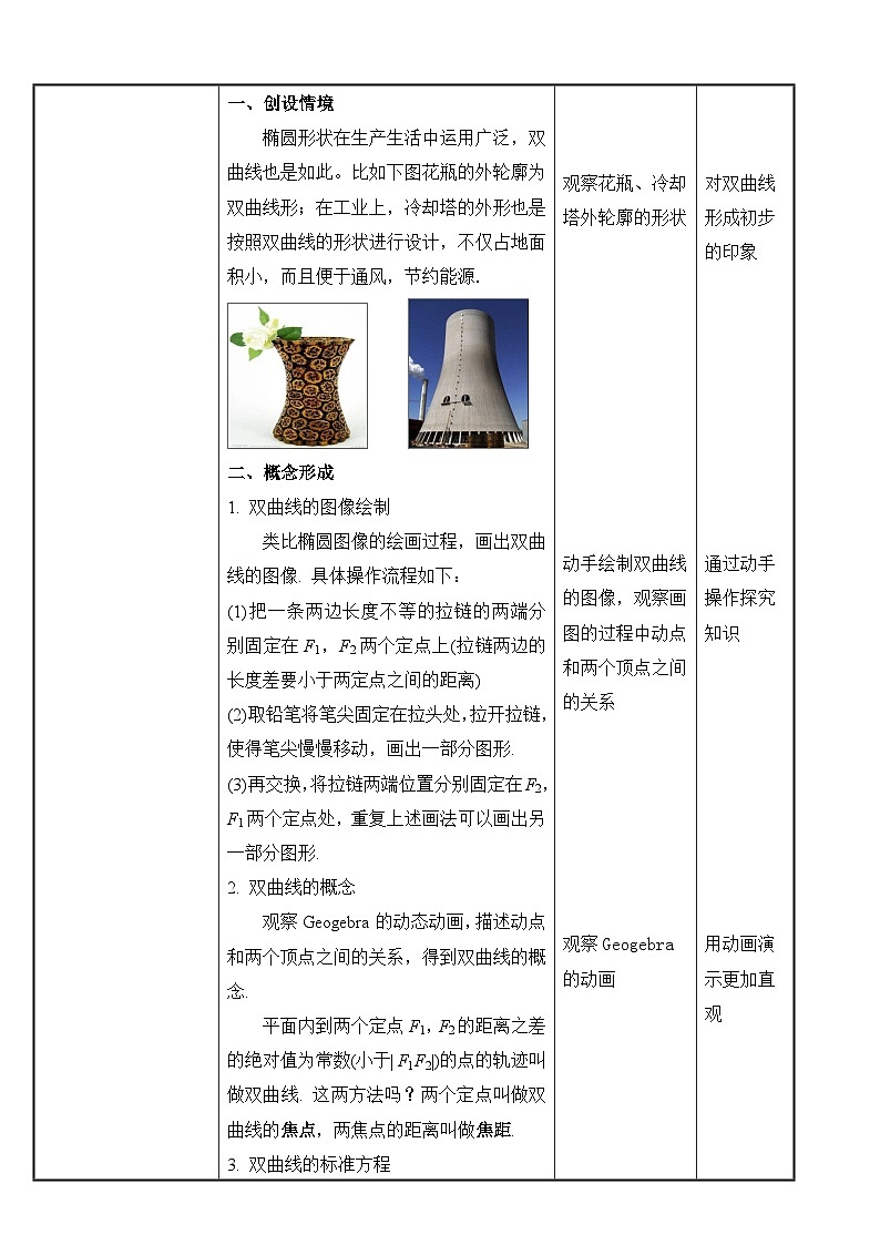北师大版中职数学拓展模块一 上册 5.2.1 双曲线的概念和标准方程(课件+教案)02