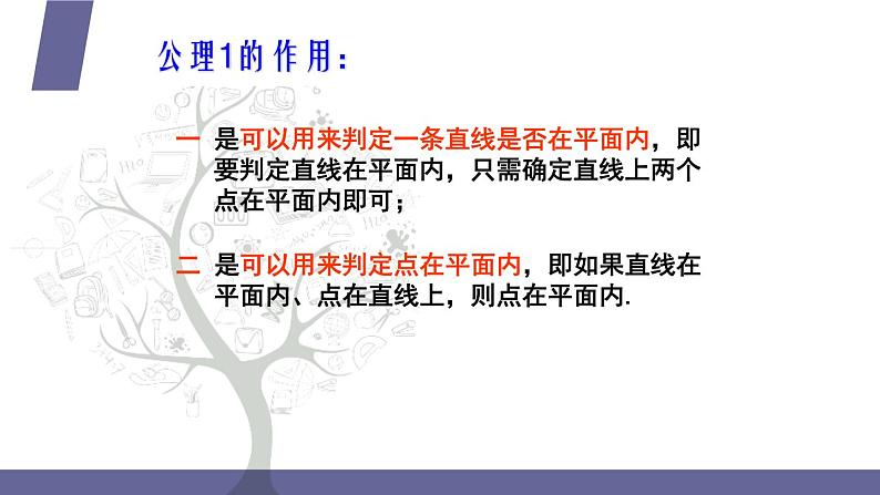 北师大版中职数学拓展模块一 上册 6.1.2 平面的基本性质(课件+教案)08