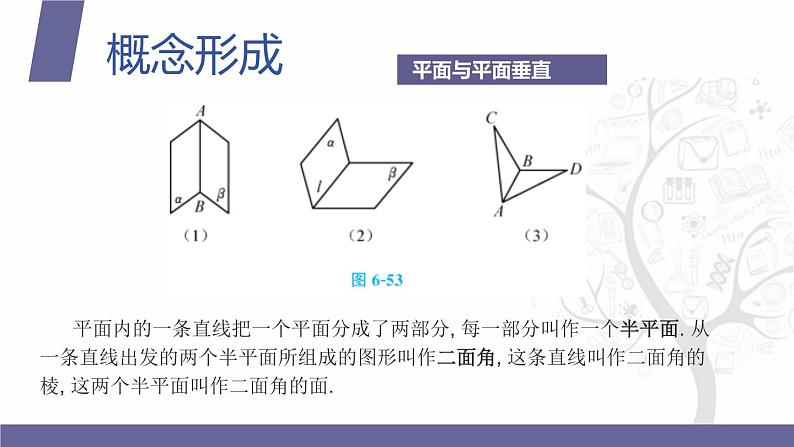 北师大版中职数学拓展模块一 上册 6.4.3 平面与平面垂直(课件+教案)05