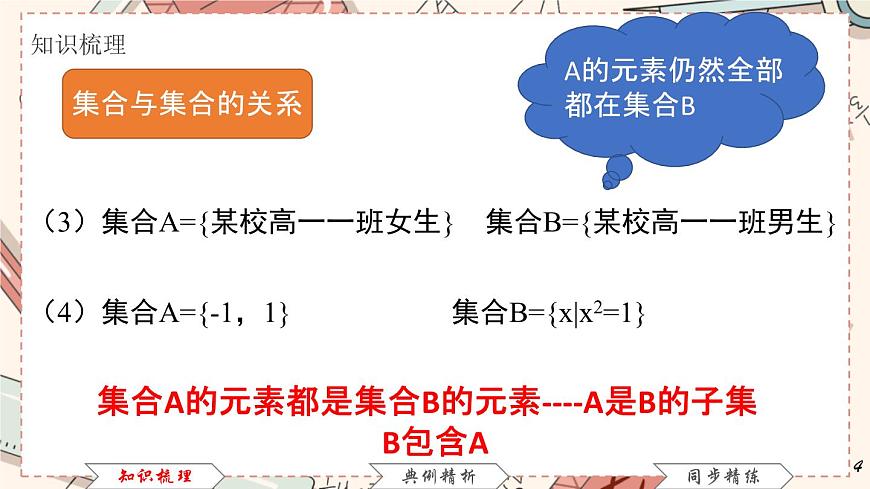 高教版 第1章 1．2　集合之間的關系課件第4頁
