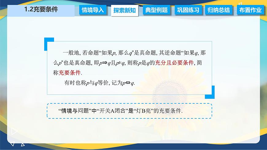 1.2 充要條件（課件）-【中職專用】高二數(shù)學(xué)（高教版2021拓展模塊一上冊）第3頁