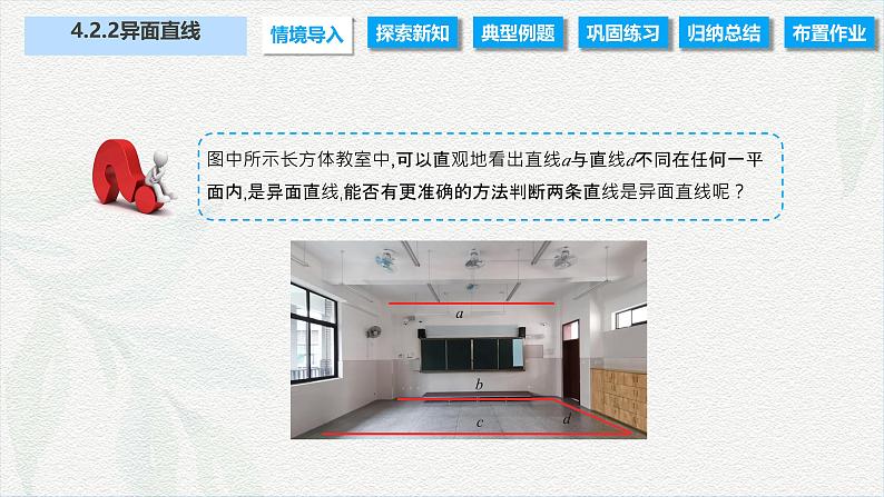 4.2.2 异面直线(课件)-【中职专用】高二数学同步课堂(高教版2021·拓展模块一上册)第2页
