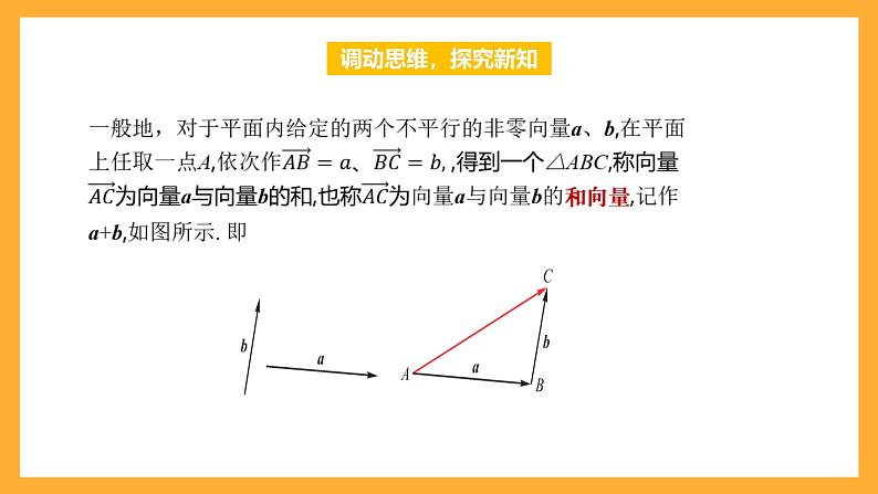 【中职课件】高教版(2021)数学基础模块一(上册)2.2.1《向量的加法运算》2课时 课件第5页
