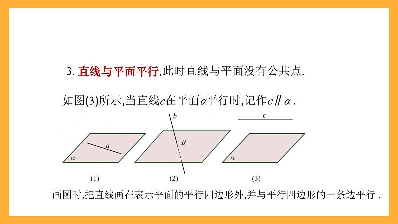 【中职课件】高教版(2021)数学基础模块一(上册)4.3.1《直线与平面平行》2课时 课件第7页