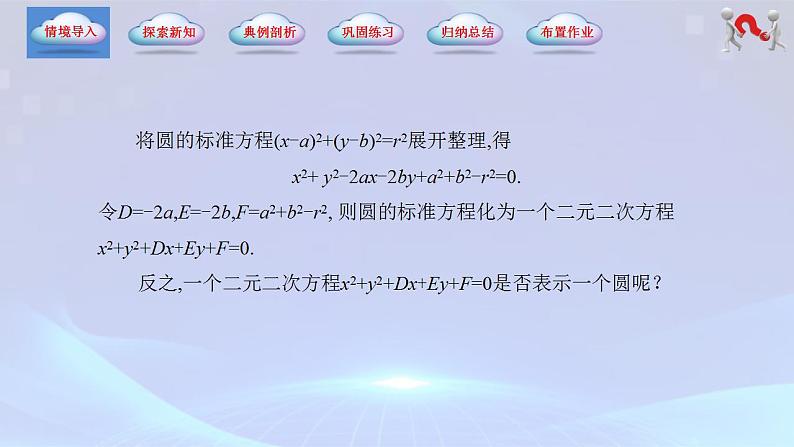 【中职专用】(高教版2021十四五基础模块下册)数学6.4.2 圆的一般方程(课件)第3页