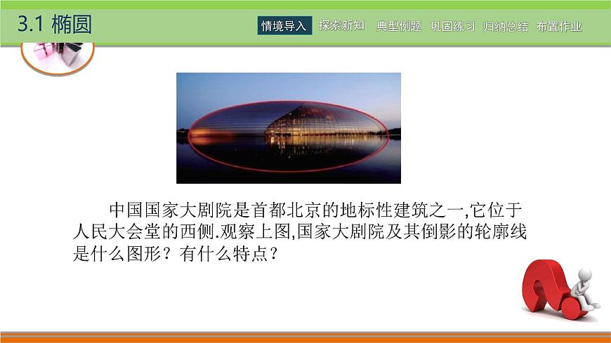 3.1.1橢圓的標(biāo)準(zhǔn)方程 中職數(shù)學(xué)高教版（2021~十四五）拓展模塊一上冊PPT課件第2頁