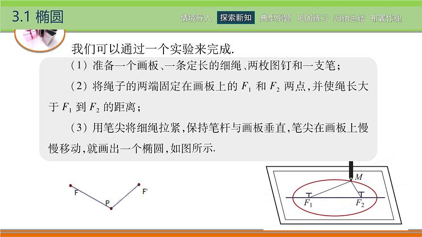 3.1.1橢圓的標(biāo)準(zhǔn)方程 中職數(shù)學(xué)高教版（2021~十四五）拓展模塊一上冊PPT課件第4頁