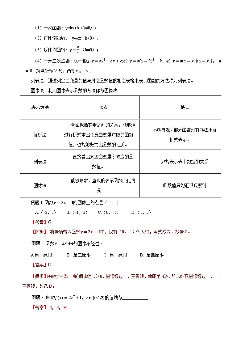 第3章 函数(单元小结)(解析版)第3页