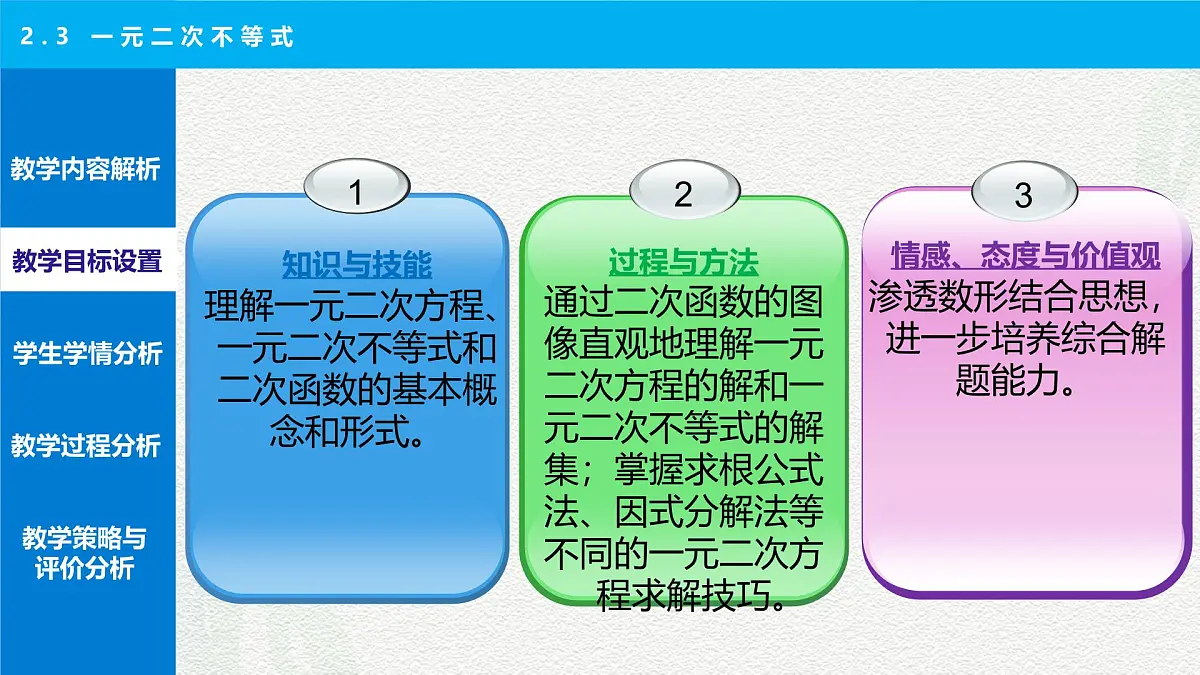 2.3 一元二次不等式 说课课件-【中职专用】高一上学期高教版(2021)数学基础模块(上册)第8页