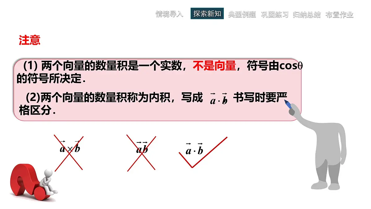 中职 数学 高教版(2021) 拓展模块一 上册2.3 向量的内积 课件第8页