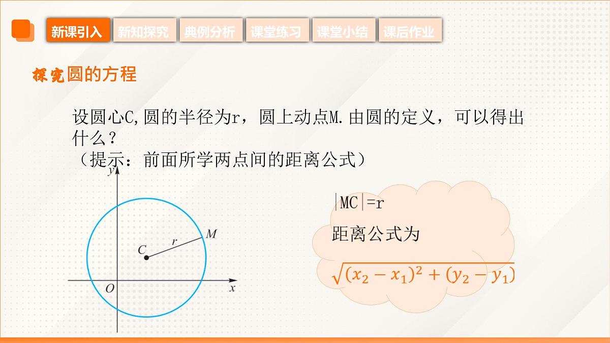 高教版2023修订版·高教版基础模块 6.4.1 圆的标准方程 课件第8页
