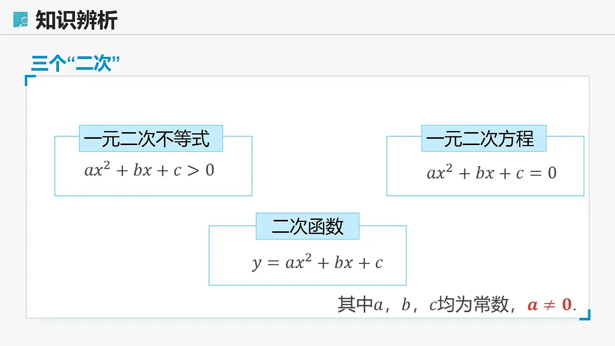 高教版基础模块 2.3 一元二次不等式 课件第7页