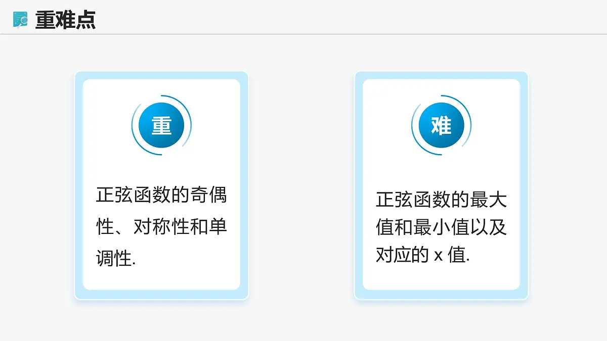 高教版基础模块 4.6.2 正弦函数的性质 课件第3页
