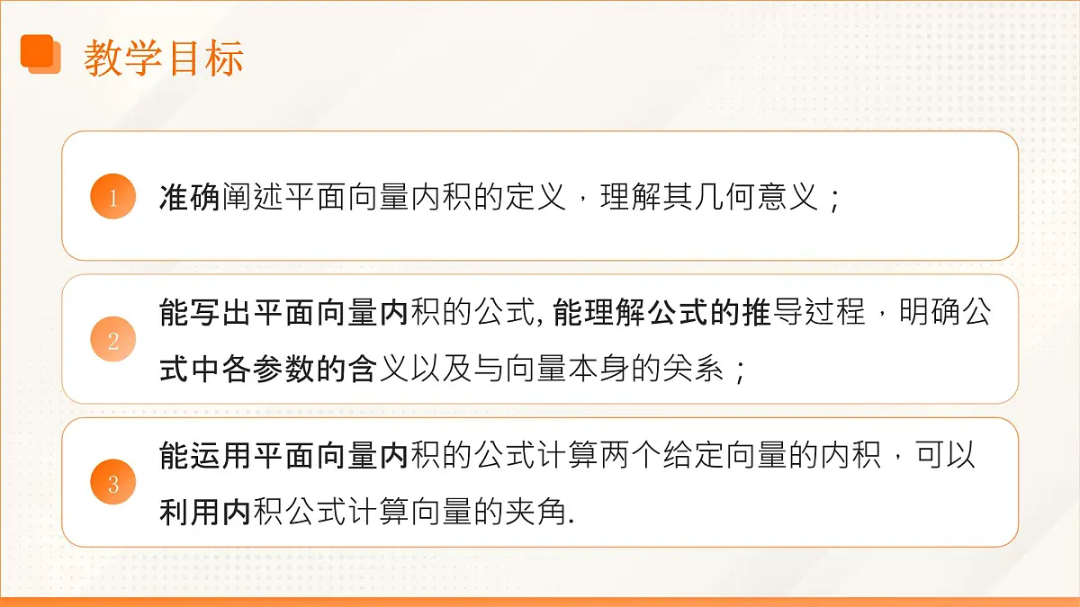 高教版2023修订版·高教版拓展模块 2.3 向量的内积 课件第3页