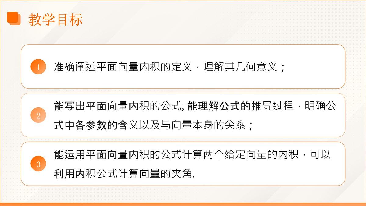 高教版2023修订版·高教版拓展模块 2.3 向量的内积 课件第3页