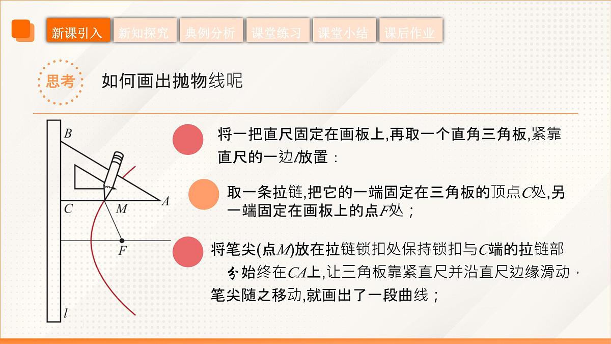高教版2023修订版·高教版拓展模块 3.3.1 抛物线的标准方程 课件第7页