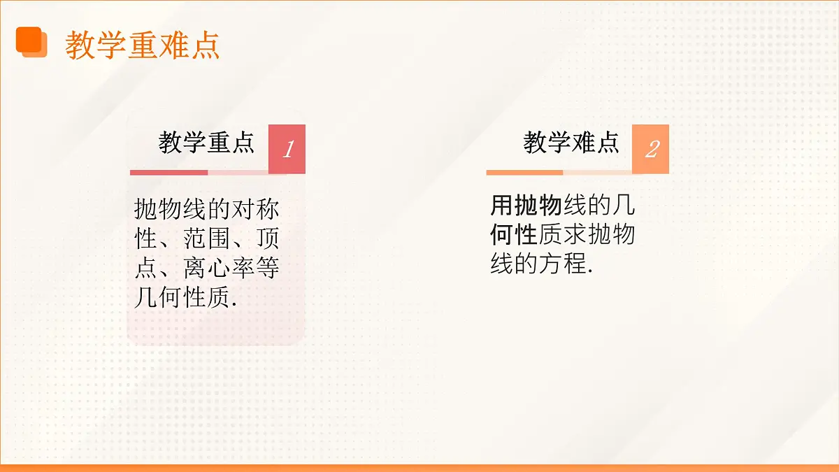 高教版2023修订版·高教版拓展模块 3.3.2 抛物线的几何性质 课件第4页