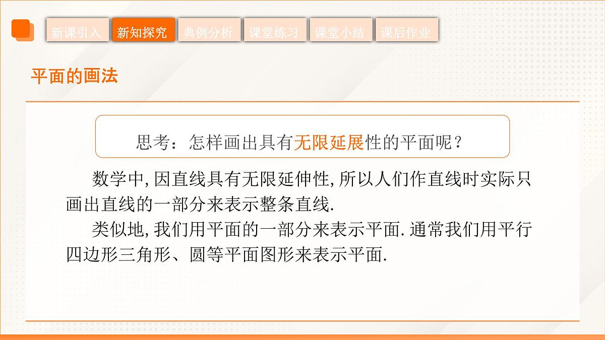 高教版2023修订版·高教版拓展模块 4.1.1 平面的特征和表示 课件第8页