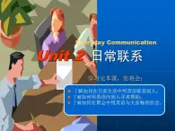 【高教版】中职英语（拓展模块）：Uint 2《Communication》ppt课件（1）