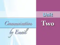 【高教版】中職英語（拓展模塊）：Uint 2《Communication》ppt課件（2）