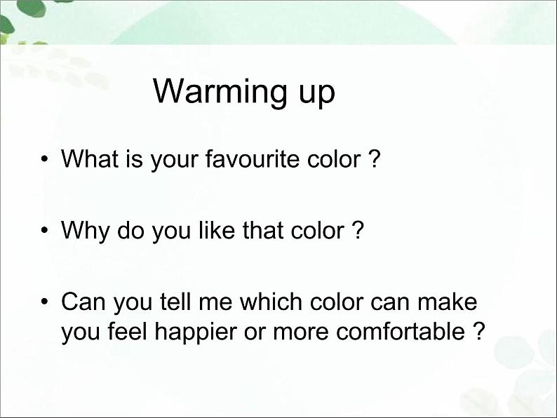 【语文版】中职英语拓展模块:Unit 4《Colors and Mood》ppt课件(4)02