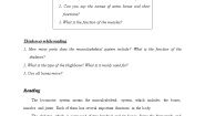 医护英语上册Unit 5 The Locomotor System优秀学案