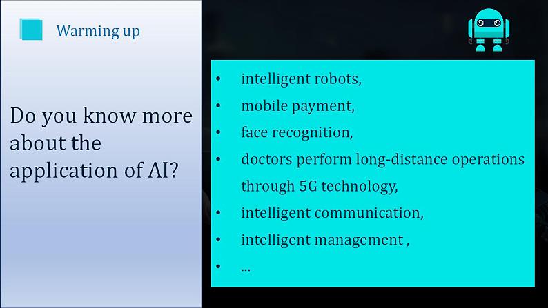【中职专用】高中英语 高教版2021·基础模块3 Part3-4 Unit 3 Artificial Intelligence课件06