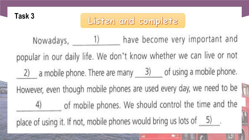 【中职专用】高中英语 (语文版2021·基础模块2) Unit+6+Mobile+Phones+and+Our+Life+Period+1+Language+Skills+Practice课件06