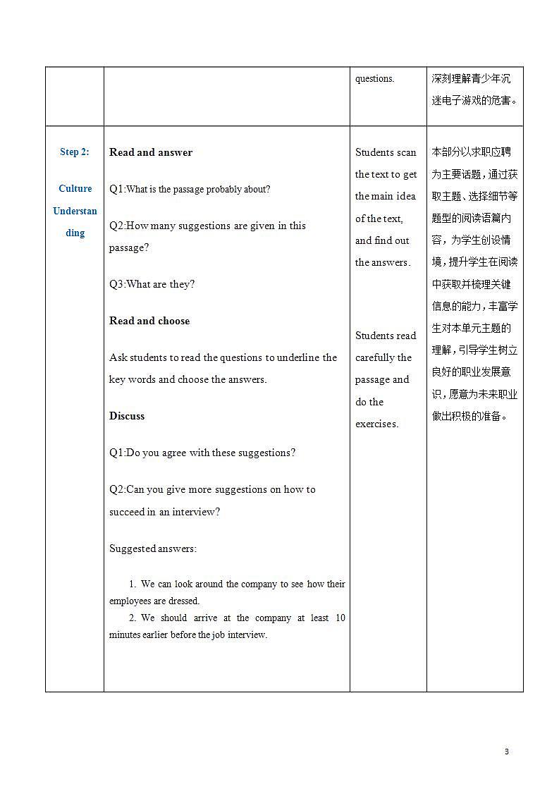 【趣味课堂】中职英语 高教版 2021 拓展模块 同步课件 Unit 7 Part 5-6 Culture Understanding and Language Practice-课件+教案03