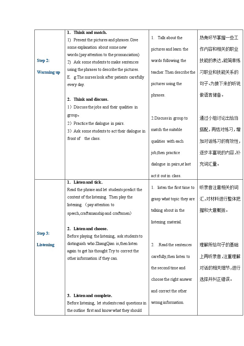 高一英语(高教版2021版基础模块2)Part1-2 Unit6 Craftsmanship课件+教案03