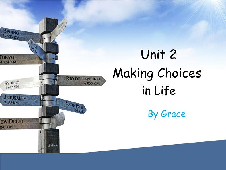 【语文版】中职英语拓展模块:Unit 2《Making Choices in Life》ppt课件(1)01