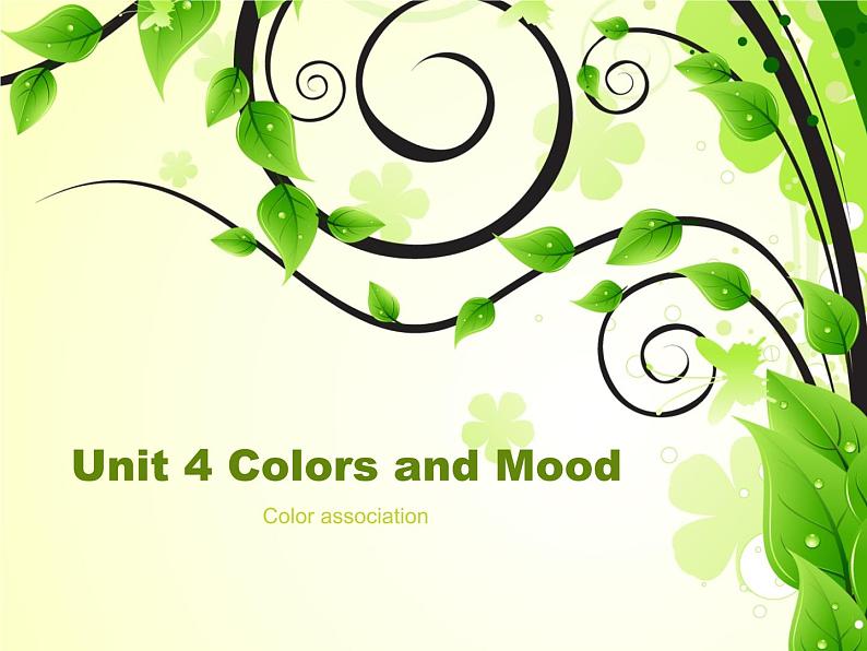 【语文版】中职英语拓展模块:Unit 4《Colors and Mood》ppt课件(3)01
