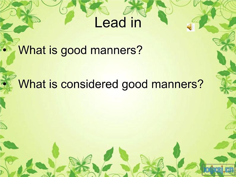【语文版】中职英语拓展模块:Unit 5《Good Manners》ppt课件(1)02