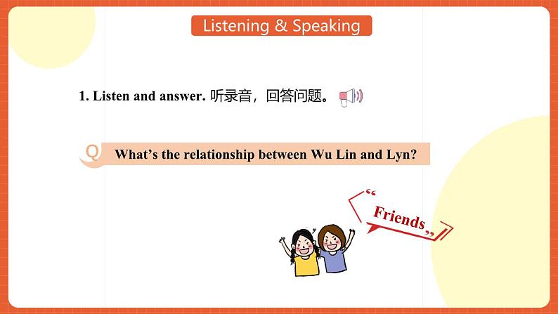 外研版(2021)中职英语基础模块1 Unit 2 《We are Friends》 课件+素材06