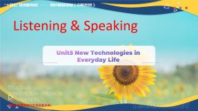 中职英语Unit 5 New Technologies in Everyday Life优秀课件ppt