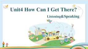 中职英语外研版 (2021)基础模块1Unit 4 How Can I Get There?公开课课件ppt