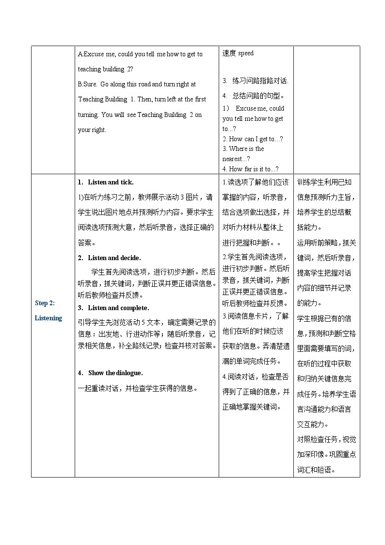 第1-2課時listening and speaking Unit 2  Transportation 教學(xué)設(shè)計-【中職專用】高一英語同步精品課堂（高教版2023修訂版·基礎(chǔ)模塊1）第3頁