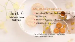 中职英语教科版基础模块1 Unit 6 I do love these festivals!课件