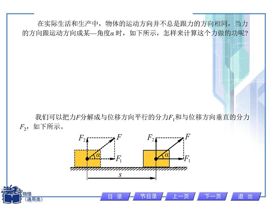 人教版物理（中職）通用類 2.1 功 功率 課件第4頁