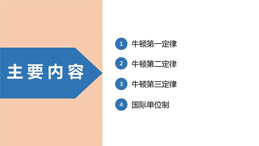 中職物理 （高教版電工電子類）同步備課 第七節(jié) 牛頓運(yùn)動(dòng)定律及其應(yīng)用（課件）第3頁