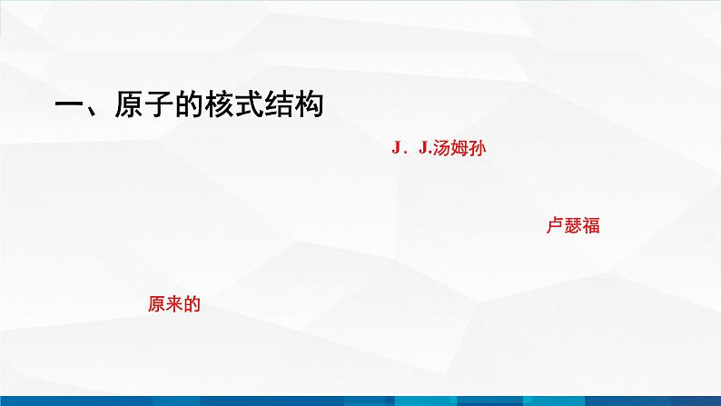 中职物理 高教版 机械建筑类 同步备课 第一节 原子结构 原子核的组成(课件)第3页