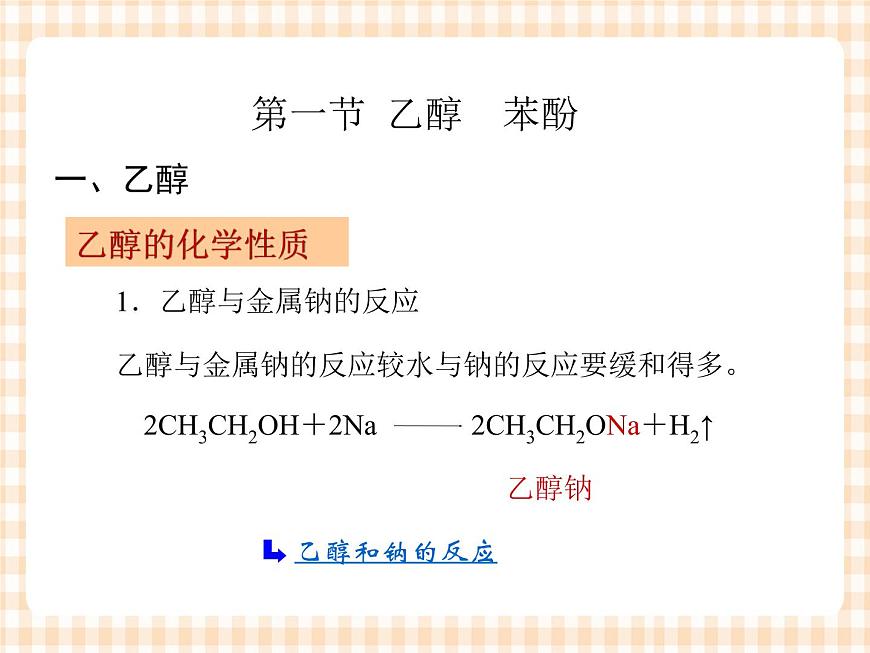 中職化學(xué)第6章《烴的含氧衍生物》課件第8頁