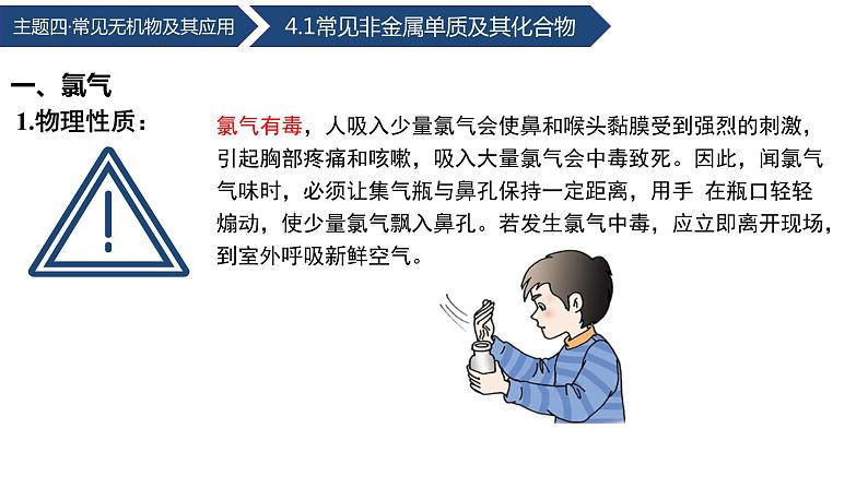 中职化学 高教版2021 农林牧渔类 同步课堂 主题四 第一节 常见非金属单质及其化合物(第1课时)(课件)第8页