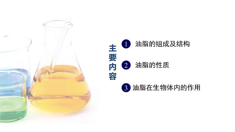 中职化学 高教版2021 农林牧渔类 同步课堂 专题三 第一节 油脂(课件)第4页