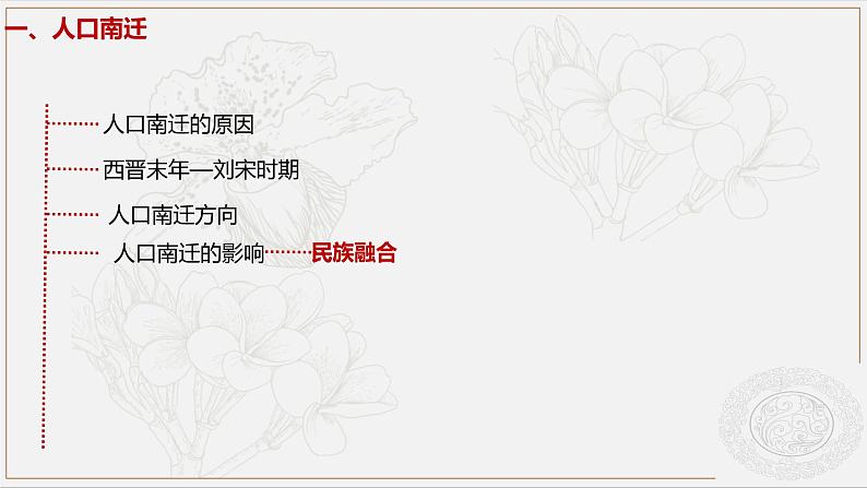 第6课 人口南移与民族融合--中职历史课件第4页