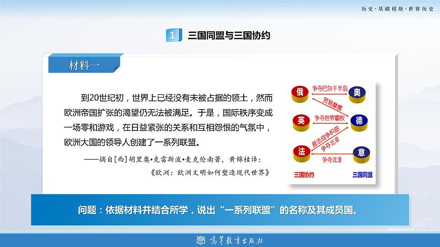 第14課  第一次世界大戰(zhàn)（新教材課件）-【中職專用】《世界歷史》同步精品課堂（高教版2023?基礎(chǔ)模塊）第6頁