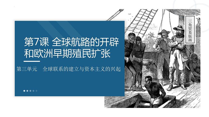 第7課全球航路的開辟和歐洲早期殖民擴張課件--2023-2024學年中職高一下學期高教版（2023）世界歷史全一冊第1頁